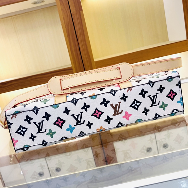 ルイヴィトンバッグ角部分ディテール